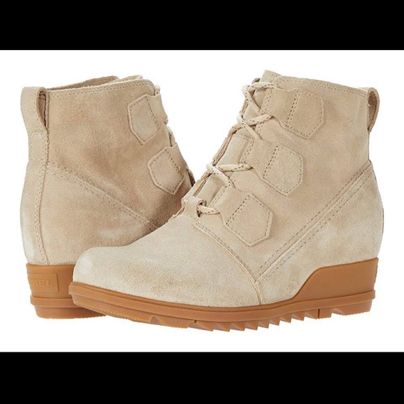 - SOREL WOMEN’N EVIE LACE BOOTIES Fossil Ancient # - Picture 8 of 8